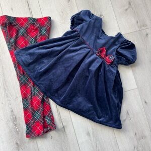 Max studio girls Christmas outfit